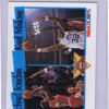 Fleer NBA Hoops 1991 League Leaders Jordan and Malone #306