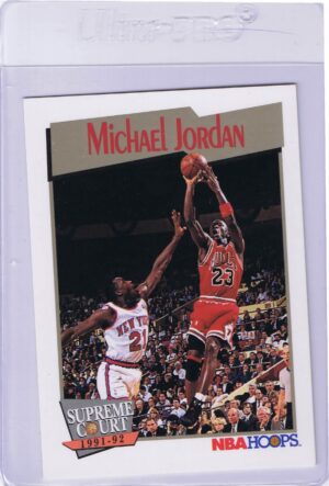 Michael Jordan Supreme Court #455 Fleer NBA Hoops 1991