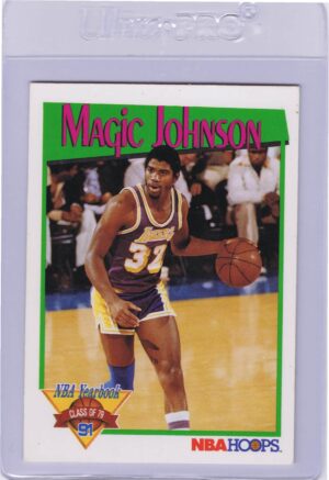 Magic Johnson #381 Fleer NBA Hoops 1991