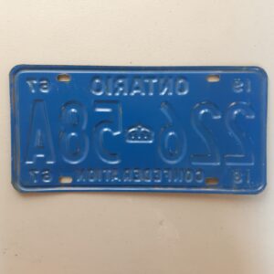 Ontario Confederation 1967 Back