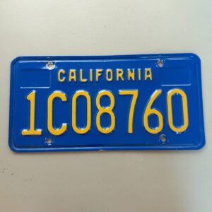 California Yellow On Blue (vintage)