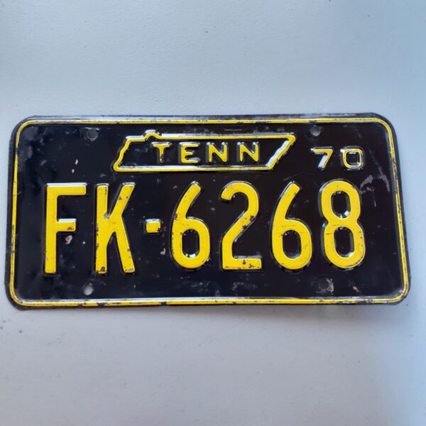 Tenn 1970 Back with Yellow Front