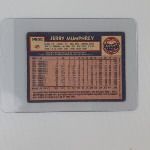 Jerry Mumphrey OPC 1983 back