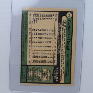 #374 OPC 1978 Reggie Jackson back