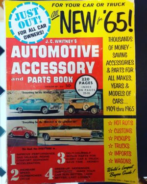 1965 J.C Whitney's Automotive Accessory and Parts Book all new for 65 Magazine