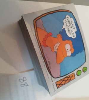 Lot of 88 Simpson Tv show cartoon Non Sport Cards