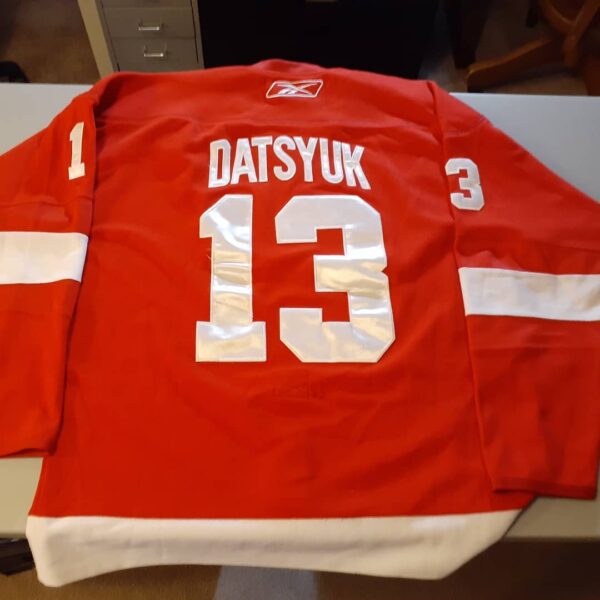 Front P. Datsyuk Size 54 Reebok Detroit Red Wings #13