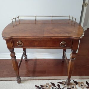 Wood Table with Drawer