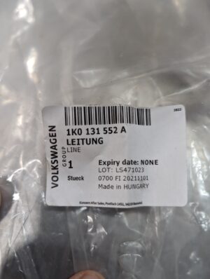 Exhaust Gas Recirculation (EGR) Tube. Vacuum Hose. VACUUM LINE. Part Number: 1K0131552A Supersession(s): 1K0-131-552-A